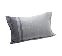 Caleffi Funda Almohada 2 Piezas 100% Algodon - Fundas Suaves y Transpirables para Almohadas Estándar - Diseño Italiano para Dormitorio - Funda Cojin - Almohada 50x80 - Fundas Almohada