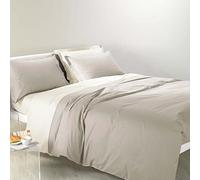 Caleffi Funda Nordica 4 Piezas 100% Algodón - Funda Nordica Cama, Suave, Transpirable y Lavable - Ropa de Cama Elegante para Todo el Año - Fundas Nordicas Cama 90 135 150