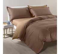 Caleffi - Funda Nórdica 4 Piezas 100% Algodón | Juego de Cama Suave, Transpirable y Lavable | Ropa de Cama Elegante y Cómoda para Todo el Año