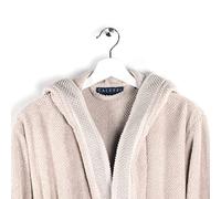Caleffi GIM Albornoz con Capucha, Algodón, 212 Crema, XS