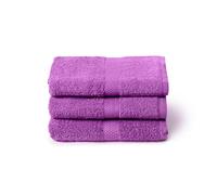 Caleffi Juego de 3 Toallas de baño Grandes, 55 x 105 cm, 100% algodón, Suave y Absorbente, Ideal para baño, Cara y Uso Diario, Toalla de Ducha, Toalla Grande