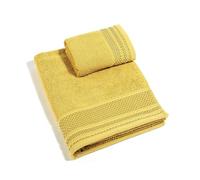 Caleffi - Juego de Toallas Baño 100% Algodón - Set 2 Piezas: 1 Toalla Lavabo 50x100 cm + 1 Toalla Invitado 40x60 cm - Suaves, Absorbentes y Lavables - Toallas Baño Completo - Ducha