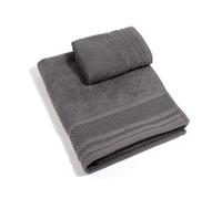 Caleffi - Juego de Toallas Baño 100% Algodón - Set 2 Piezas: 1 Toalla Lavabo 50x100 cm + 1 Toalla Invitado 40x60 cm - Suaves, Absorbentes y Lavables - Toallas Baño Completo - Ducha