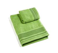 Caleffi - Juego de Toallas Baño 100% Algodón - Set 2 Piezas: 1 Toalla Lavabo 50x100 cm + 1 Toalla Invitado 40x60 cm - Suaves, Absorbentes y Lavables - Toallas Baño Completo - Ducha