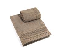 Caleffi - Juego de Toallas Baño 100% Algodón - Set 2 Piezas: 1 Toalla Lavabo 50x100 cm + 1 Toalla Invitado 40x60 cm - Suaves, Absorbentes y Lavables - Toallas Baño Completo - Ducha