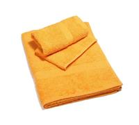 Caleffi - Juego de Toallas Baño 100% Algodón - Set 2 Piezas: 1 Toalla Lavabo 50x100 cm + 1 Toalla Invitado 40x60 cm - Suaves, Absorbentes y Lavables - Toallas Baño Completo - Ducha