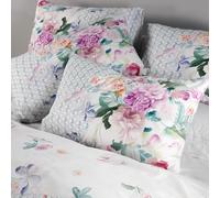 Caleffi Juego Sabanas 100% Algodon para Cama + 2 Fundas de Almohada 50x80 cm - Ropa Cama Suave, Transpirable y Lavable - Diseño Italiano Elegante - Sabanas Algodon 4 Piezas