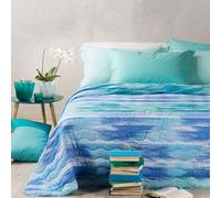 Caleffi Laguna - Colcha acolchada para cama de matrimonio