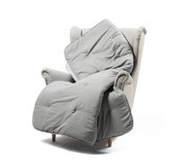 Caleffi Manta Sofa 130x170 cm 100% Algodon Suave - Manta Cama y Sofa Lavable y Transpirable - Manta Sofa Grande, Plaid Cama y Pie de Cama Cobijas de Invierno