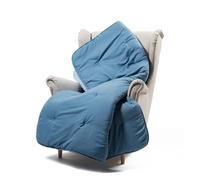 Caleffi Manta Sofa 130x170 cm 100% Algodon Suave - Manta Cama y Sofa Lavable y Transpirable - Manta Sofa Grande, Plaid Cama y Pie de Cama Cobijas de Invierno