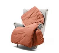 Caleffi Manta Sofa 130x170 cm 100% Algodon Suave - Manta Cama y Sofa Lavable y Transpirable - Manta Sofa Grande, Plaid Cama y Pie de Cama Cobijas de Invierno