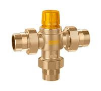 Mezclador termostático 1 pulgada 35-65°C para instalaciones solares Caleffi 25