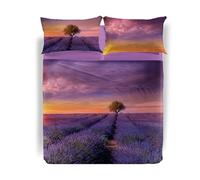 Caleffi, Ropa de Cama Doble con Funda nórdica 255 x 200 cm 100% algodón, 2 Fundas de Almohada 50 x 80 cm