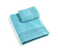 Caleffi Toalla con Invitados de algodón GIM Turquesa - 76366