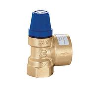 Caleffi Válvula de Seguridad Membrana 3/4" x 1", 8 Bar, Agua Caliente