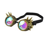 Caleidoscopio Gafas Mujeres Retro Festival Ronda Gafas de Sol Hombres Uñas Mosaico Holográfico Para Fiesta de Sol Copl Gafas de Natación para Niños Competitiva Natación Anti Niebla Steampunk