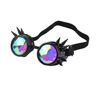 Caleidoscopio Gafas Mujeres Retro Festival Ronda Gafas de Sol Hombres Uñas Mosaico Holográfico Para Fiesta de Sol Copl Gafas de Natación para Niños Competitiva Natación Anti Niebla Steampunk