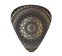Caleidoscopio Mandala Guitarra Plectrums Clásicos Triángulo Bajo Acústica y Eléctrica Guitarra Púas Para Guitaristas 12 Piezas