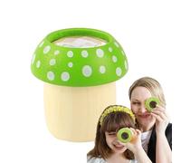 Caleidoscopios para niños,Caleidoscopio de Setas | Caleidoscopio de Lindo de Madera Natural para niños pequeños, Ciencia Educativa Juguetes de Desarrollo para la Cognición d