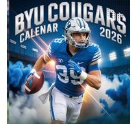 Calendar 2026: Show school pride all 2026 long as a dedicated BYU Cougars supporter.