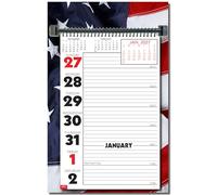 Calendar Company Calendario semanal de planificación 2027 con espacio para notas e información de almanaque, encuadernado en espiral con caballete plegable de 7 x 11 pulgadas, fabricado en los Estados