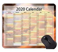 Calendario 2020 con la Alfombrilla de ráton de Encargo del ratón de los días de Fiesta, Alfombrilla de ráton de Goma Colorida de Las Nubes