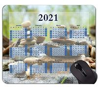 Calendario 2021 de la Alfombrilla de ratón de Yanteng, Alfombrilla de ratón de Goma de la Yoga del Budismo de la oración