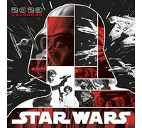 Calendario 2023 de Star Wars para adultos, calendario de 2023 con vista mensual de 30 cm x 30 cm, producto oficial