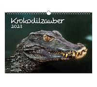 Calendario 2023 para cocodrilo y cocodrilo mágico, DIN A3, diseño de magia del alma