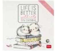 Calendario 2024 Pared Mes Vista Sketchy Cats Legami