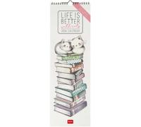 Calendario 2024 Pared Mes Vista Sketchy Cats Legami