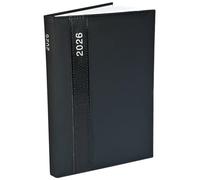 Calendario 2025 A5, aspecto de piel, diseño jefe, planificador 2025, A5, agenda de negocios, agenda 2025, con calendario anual, agenda 2025, color negro