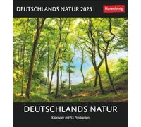 Calendario 2025 con 53 postales: los paisajes más bellos en un calendario de mesa: tarjetas postales para coleccionar y cada semana la belleza de Alemania