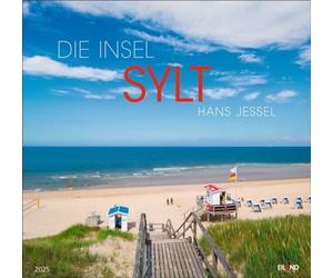 Calendario 2025 de la isla Sylt Edition - Hans Jessel: calendario de pared XL con las fotos más bellas del famoso fotógrafo isleño. Gran calendario de pared con impresionantes fotos de paisajes.