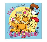 Calendario 2025 pared Garfield - Calendario pared, Planificador mensual: Con espacio para anotar e Ilustraciones (30x30 cm)