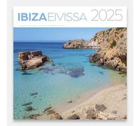 Calendario 2025 Pared Gran Formato IBIZA 30 x 30 cm | Enero a diciembre | Triangle Postals