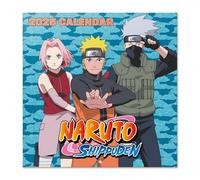 Calendario 2025 pared Naruto Shippuden - Calendario pared, Planificador mensual: Con espacio para anotar e Ilustraciones (30x30 cm)