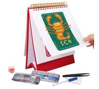 Calendario 2026 | 2026 Calendario de Escritorio Pinturas Arte para Adultos - Suministros de Artesanía para Mesa Entrada Vacaciones Boda Cumpleaños Dormitorio de Navidad Adolescentes Mujeres Niñas