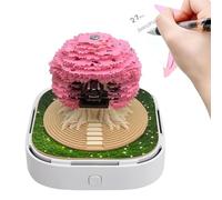 Calendario 2026 - Casa del árbol de 2026 Calendario de escritorio | Planificador decorativo para estudio, oficina, entrada, estante, armario, mesa, dormitorio, sala de estar