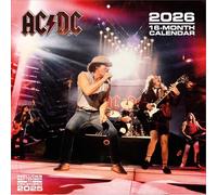 Calendario 2026 da parete ac/dc 30 x 30 cm