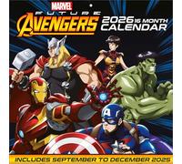 Calendario 2026 da parete avengers 30 x 30 cm