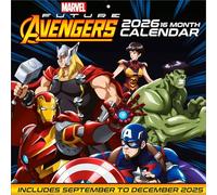 Calendario 2026 da parete avengers 30 x 30 cm