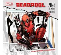 Calendario 2026 da parete deadpool 30 x 30 cm
