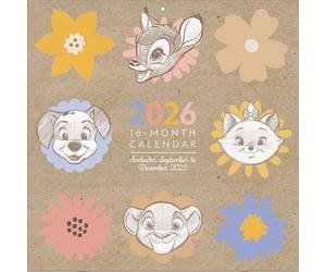 Calendario 2026 da parete disney classics 30 x 30 cm (Artist Series)