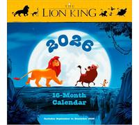 Calendario 2026 da parete lion king 30 x 30 cm