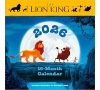Calendario 2026 da parete lion king 30 x 30 cm