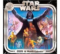 Calendario 2026 da parete starwars 30 x 30 cm