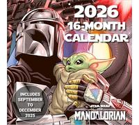 Calendario 2026 da parete the mandalorian 30 x 30 cm