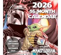 Calendario 2026 da parete the mandalorian 30 x 30 cm
