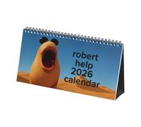 Calendario 2026 - Divertidos suministros de trabajo divertidos con diseño de gusano en espiral, planificador diario, lectura, salud, estudio mental, escuela, tareas, limpieza del hogar, ejercicio